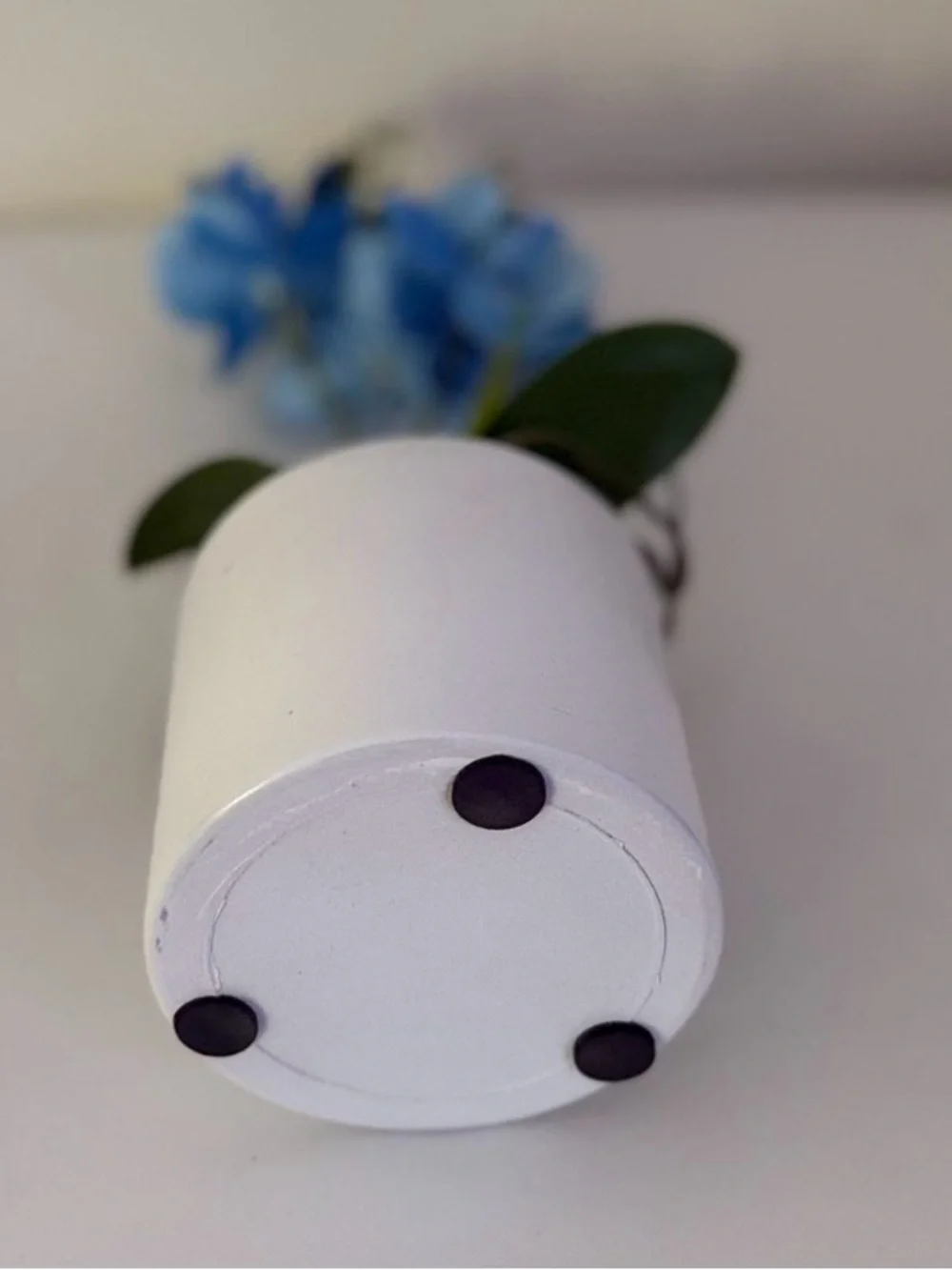 💙✨ NWT Ceramic Vase Artificial Orchid Bonsai – 14.5” Blue Phalaenopsis Décor 💙🏡
